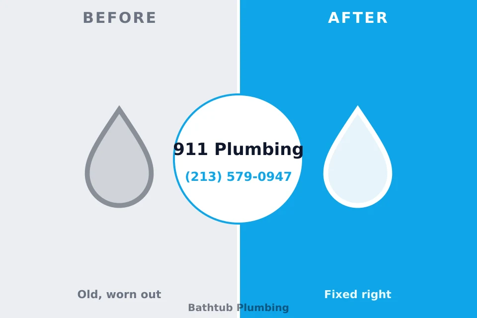 Before and after: plumbing repair Vivian, LA